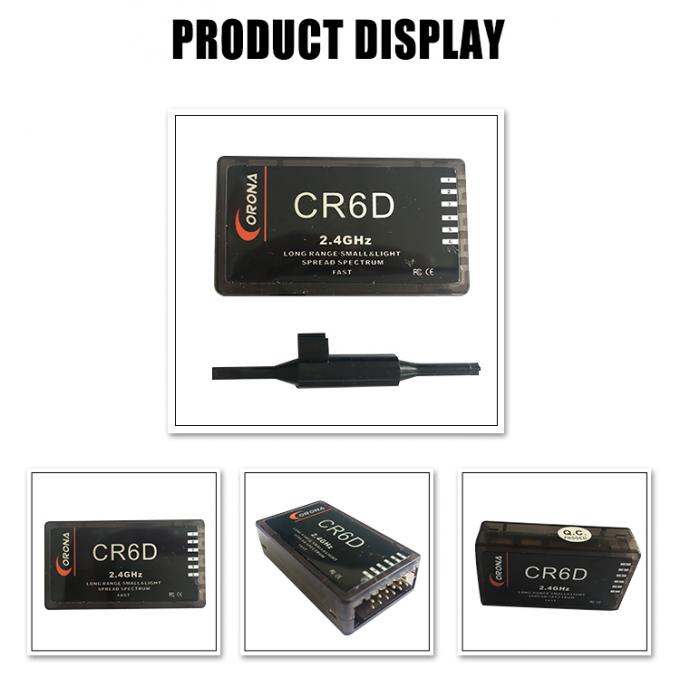 rc 비행기 rc 자동차를 위한 코로나 CR6D 2.4g DSSS rc 송신기와 수신기